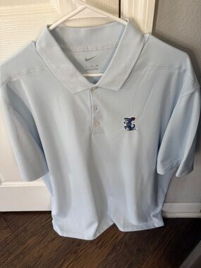 Nike Light Blue Polo with Embroidered Florida Gator Logo
